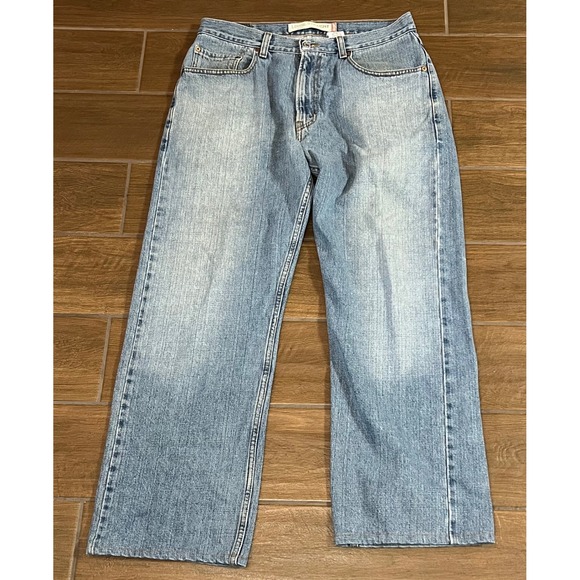 Levi's Other - Vintage Levis 569 Loose Straight Leg Jeans Mens 32x32 (32x30) Lt Wash Blue Denim